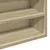 Produktbild 7 för Vitrinskåp sonoma-ek 100x15x58 cm konstruerat trä