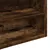 Produktbild 7 för Vitrinskåp rökfärgad ek 100x15x58 cm konstruerat trä