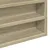 Produktbild 7 för Vitrinskåp sonoma-ek 100x8,5x75 cm konstruerat trä