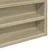 Produktbild 7 för Vitrinskåp sonoma-ek 100x8,5x58 cm konstruerat trä