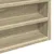 Produktbild 7 för Vitrinskåp sonoma-ek 100x8,5x50 cm konstruerat trä