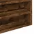 Produktbild 7 för Vitrinskåp rökfärgad ek 100x8,5x50 cm konstruerat trä