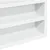 Produktbild 7 för Vitrinskåp vit 80x8,5x58 cm konstruerat trä