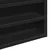 Produktbild 7 för Vitrinskåp svart 80x8,5x58 cm konstruerat trä