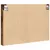 Produktbild 6 för Vitrinskåp rökfärgad ek 80x8,5x58 cm konstruerat trä