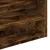 Produktbild 7 för Vitrinskåp rökfärgad ek 80x8,5x58 cm konstruerat trä