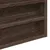 Produktbild 7 för Vitrinskåp brun ek 80x8,5x58 cm konstruerat trä