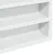 Produktbild 7 för Vitrinskåp vit 60x8,5x58 cm konstruerat trä
