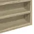 Produktbild 7 för Vitrinskåp sonoma-ek 60x8,5x58 cm konstruerat trä