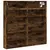 Produktbild 2 för Vitrinskåp rökfärgad ek 60x8,5x58 cm konstruerat trä