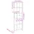 Produktbild 9 för Bokhylla sonoma-ek 57x28,5x174 cm konstruerat trä