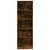 Produktbild 4 för Bokhylla rökfärgad ek 57x28,5x174 cm konstruerat trä