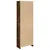 Produktbild 6 för Bokhylla rökfärgad ek 57x28,5x174 cm konstruerat trä