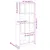 Produktbild 10 för Bokhylla vit 57x28,5x141 cm konstruerat trä