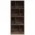 Produktbild 4 för Bokhylla brun ek 57x28,5x141 cm konstruerat trä
