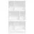 Produktbild 4 för Bokhylla vit 57x28,5x107,5 cm konstruerat trä