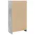 Produktbild 6 för Bokhylla betonggrå 57x28,5x107,5 cm konstruerat trä