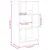 Produktbild 9 för Bokhylla betonggrå 57x28,5x107,5 cm konstruerat trä