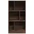 Produktbild 4 för Bokhylla brun ek 57x28,5x107,5 cm konstruerat trä