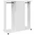 Produktbild 6 för Garderob med hjul vit 102x38x110 cm konstruerat trä
