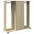 Produktbild 6 för Garderob med hjul sonoma-ek 102x38x110 cm konstruerat trä