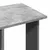 Produktbild 8 för Garderob med hjul betonggrå 102x38x110 cm konstruerat trä
