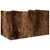 Produktbild 6 för Skrivbordshyllor rökfärgad ek 44,5x24x25 cm konstruerat trä