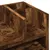 Produktbild 7 för Skrivbordshyllor rökfärgad ek 44,5x24x25 cm konstruerat trä