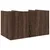 Produktbild 6 för Skrivbordshyllor brun ek 44,5x24x25 cm konstruerat trä