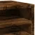 Produktbild 7 för Skrivbordshyllor rökfärgad ek 36x26x29,5 cm konstruerat trä