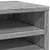 Produktbild 7 för Skrivbordshyllor grå sonoma 36x26x29,5 cm konstruerat trä