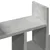 Produktbild 9 för Skrivbordshylla betonggrå 34,5x15,5x35,5 cm konstruerat trä