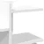 Produktbild 7 för Skrivbordshyllor vit 49x20x52,5 cm konstruerat trä