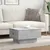 Produktbild 3 för Soffbord betonggrå 60x45x31 cm konstruerat trä
