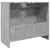 Produktbild 7 för Tvättställsskåp betonggrå 63x29x55 cm konstruerat trä