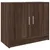 Produktbild 2 för Tvättställsskåp brun ek 63x29x55 cm konstruerat trä