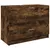 Produktbild 2 för Tvättställsskåp rökfärgad ek 78x37x59 cm konstruerat trä