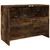 Produktbild 7 för Tvättställsskåp rökfärgad ek 78x37x59 cm konstruerat trä