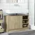 Produktbild 3 för Tvättställsskåp sonoma-ek 90x29x55 cm konstruerat trä