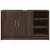 Produktbild 4 för Tvättställsskåp brun ek 90x29x55 cm konstruerat trä
