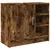 Produktbild 2 för Tvättställsskåp rökfärgad ek 63x29x55 cm konstruerat trä