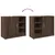 Produktbild 8 för Tvättställsskåp brun ek 63x29x55 cm konstruerat trä