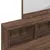Produktbild 7 för Sminkbord med spegel brun ek 80x41x144,5 cm