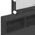 Produktbild 12 för Sminkbord med LED svart 80x41x144,5 cm
