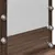 Produktbild 12 för Sminkbord med LED brun ek 100x40x130 cm