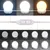 Produktbild 10 för Sminkbord med LED svart 100x40x120 cm