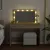 Produktbild 3 för Sminkbord med LED sonoma-ek 100x40x120 cm