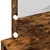 Produktbild 12 för Sminkbord med LED rökfärgad ek 100x40x120 cm