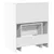 Produktbild 7 för Sminkbord med pall vit 60x40x113,5 cm