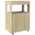 Produktbild 6 för Barvagn sonoma-ek 60x39,5x89 cm konstruerat trä